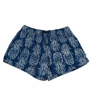 Lauren James Women's Navy Pineapple Shorts | Size Small